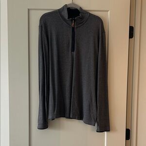 Banana Republic Dark Gray Half-Zip Jacket